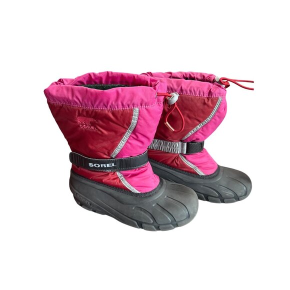 Sorel Womens Red Pink black Waterproof Winter Boots Size 5 SKU8110 - Picture 12 of 12